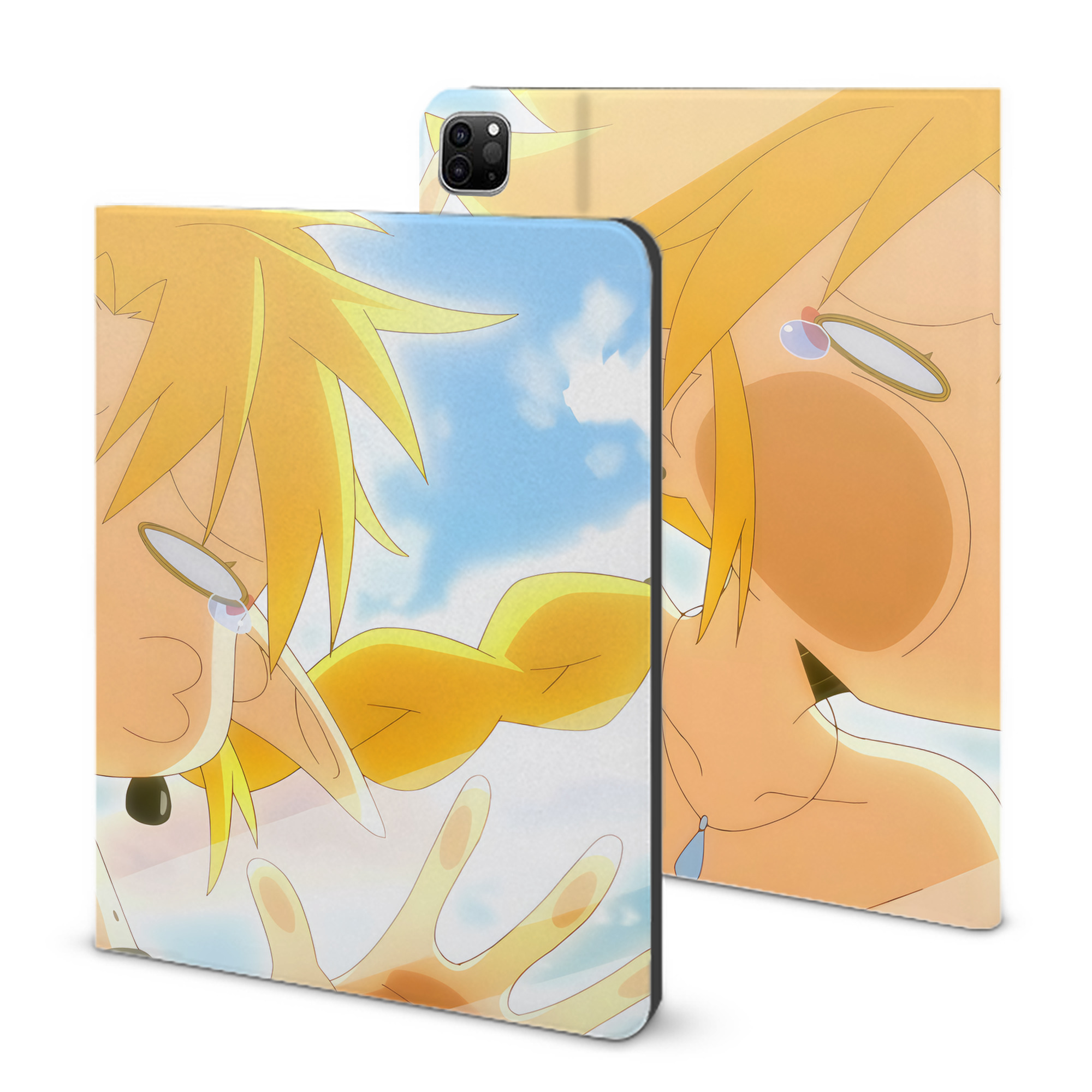 （画像用） 転スラ Regarding Reincarnated to Slime IPad ケース ブック型 PUレザー TPU 耐衝撃 軽量 薄型 ペン収納なし 全面保護 IPad 各モデル対応